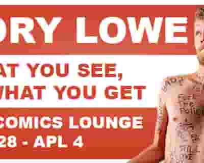 Rory Lowe tickets blurred poster image