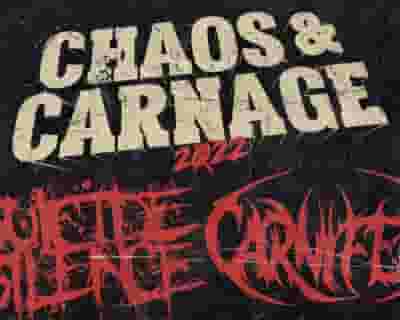 Chaos and Carnage Tour 2022 tickets blurred poster image