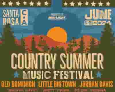 Country Summer Music Festival 2024 tickets blurred poster image