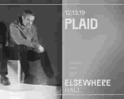 Plaid tickets blurred poster image