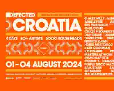 Defected Croatia 2024 tickets blurred poster image