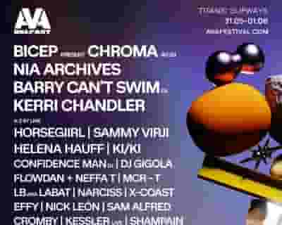 AVA Festival 2024 tickets blurred poster image