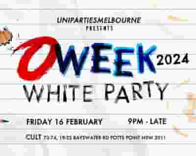 Sydney Oweek 2024 White Party tickets blurred poster image