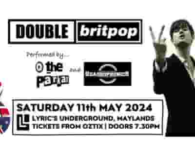 Double Britpop tickets blurred poster image