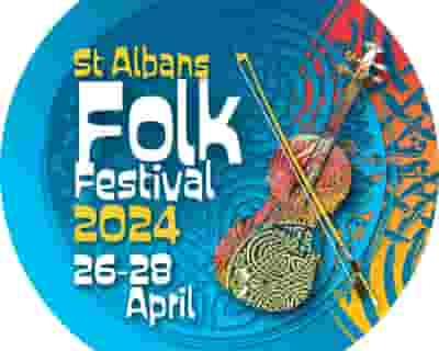 St Albans Folk Festival tickets blurred poster image