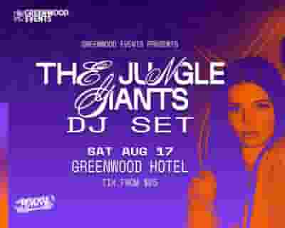 The Jungle Giants DJ Set tickets blurred poster image