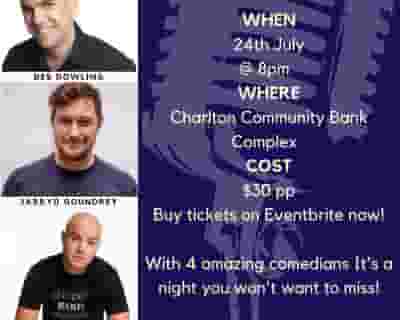 CFHNC Comedy Night tickets blurred poster image