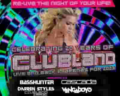 Clubland Live tickets blurred poster image