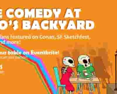 Live Comedy at Nido's Backyard tickets blurred poster image