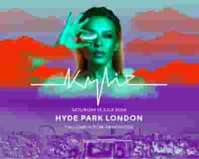 Kylie | BST Hyde Park tickets blurred poster image
