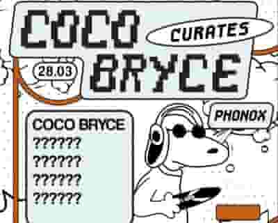 Coco Bryce tickets blurred poster image