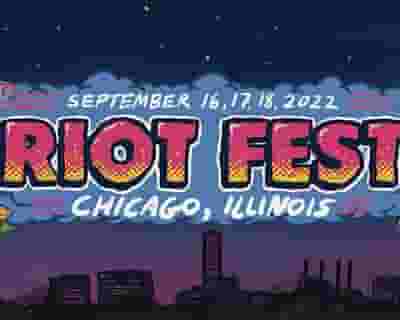 Riot Fest 2022 tickets blurred poster image