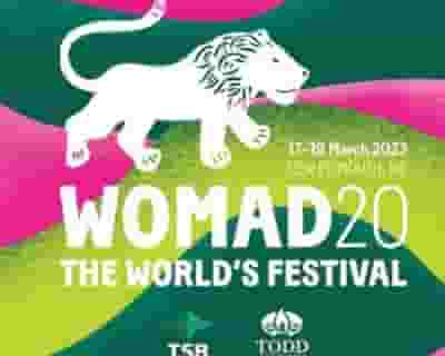 WOMAD New Zealand 2023 tickets blurred poster image