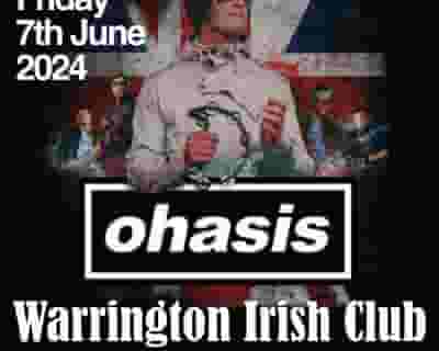 Ohasis tickets blurred poster image