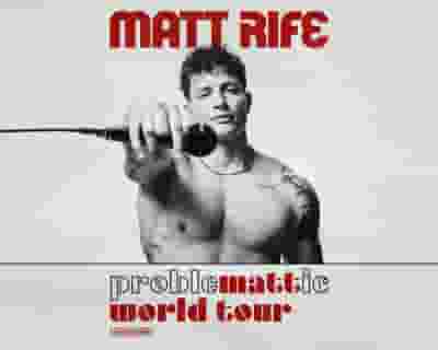 Matt Rife tickets blurred poster image