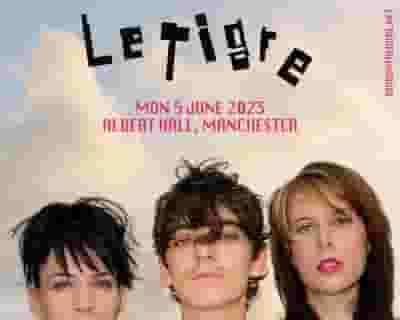 Le Tigre tickets blurred poster image