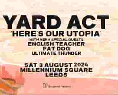 Yard Act tickets blurred poster image