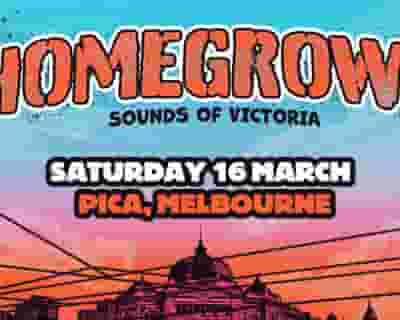 HOMEGROWN tickets blurred poster image