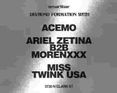 Diamond Formation with AceMo / Ariel Zetina b2b Morenxxx / Miss Twink USA tickets blurred poster image