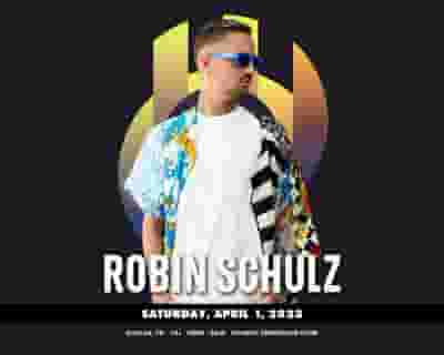 Robin Schulz tickets blurred poster image