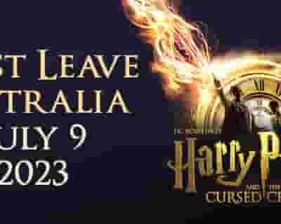Harry Potter and the Cursed Child tickets blurred poster image
