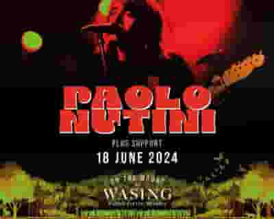 Paolo Nutini tickets blurred poster image