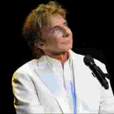 Barry Manilow blurred poster image