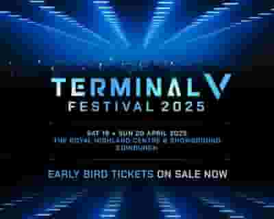 Terminal V Festival 2025 tickets blurred poster image