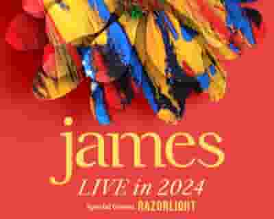 James tickets blurred poster image