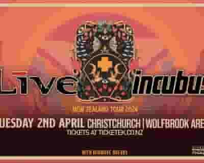 Live and Incubus tickets blurred poster image