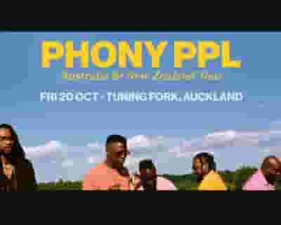 Phony Ppl tickets blurred poster image
