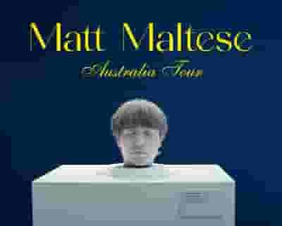 Matt Maltese tickets blurred poster image