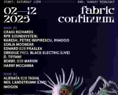 Fabric Continuum - RPR Soundsystem, Sonja Moonear, Craig Richards, Praslea, D. Tiffany + more tickets blurred poster image