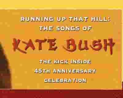 Kate Bush tickets blurred poster image