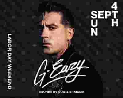 G-Eazy tickets blurred poster image