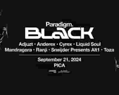 Paradigm Black tickets blurred poster image