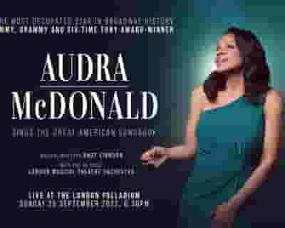 Audra McDonald tickets blurred poster image