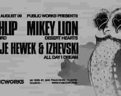 J.Phlip, Mikey Lion + Gorje Hewek & Izhevski tickets blurred poster image