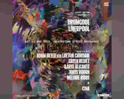 Drumcode Liverpool tickets blurred poster image