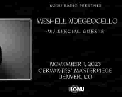 Meshell Ndegeocello tickets blurred poster image