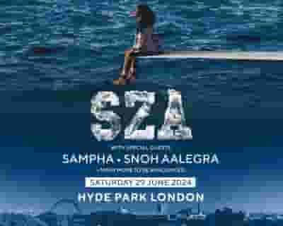 SZA | BST Hyde Park tickets blurred poster image