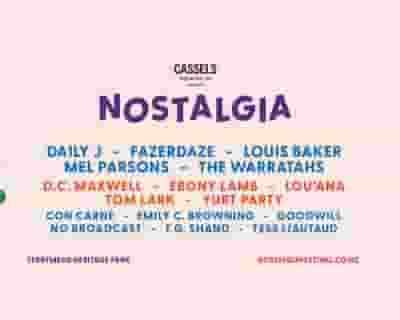 Nostalgia Festival 2024 tickets blurred poster image