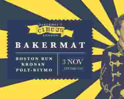 Bakermat tickets blurred poster image