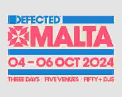 Defected Malta 2024 tickets blurred poster image