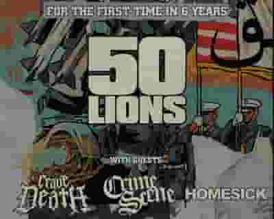 50 Lions tickets blurred poster image