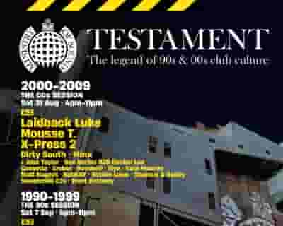 Ministry of Sound: Testament | Sydney tickets blurred poster image