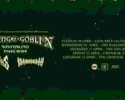 Orange Goblin - Australian Tour tickets blurred poster image