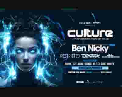 CULTURE - The Generation Of Rave tickets blurred poster image