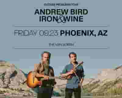 Andrew Bird and Iron & Wine - Outside Problems Tour tickets blurred poster image