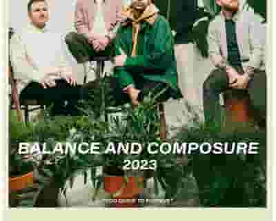 Balance and Composure tickets blurred poster image